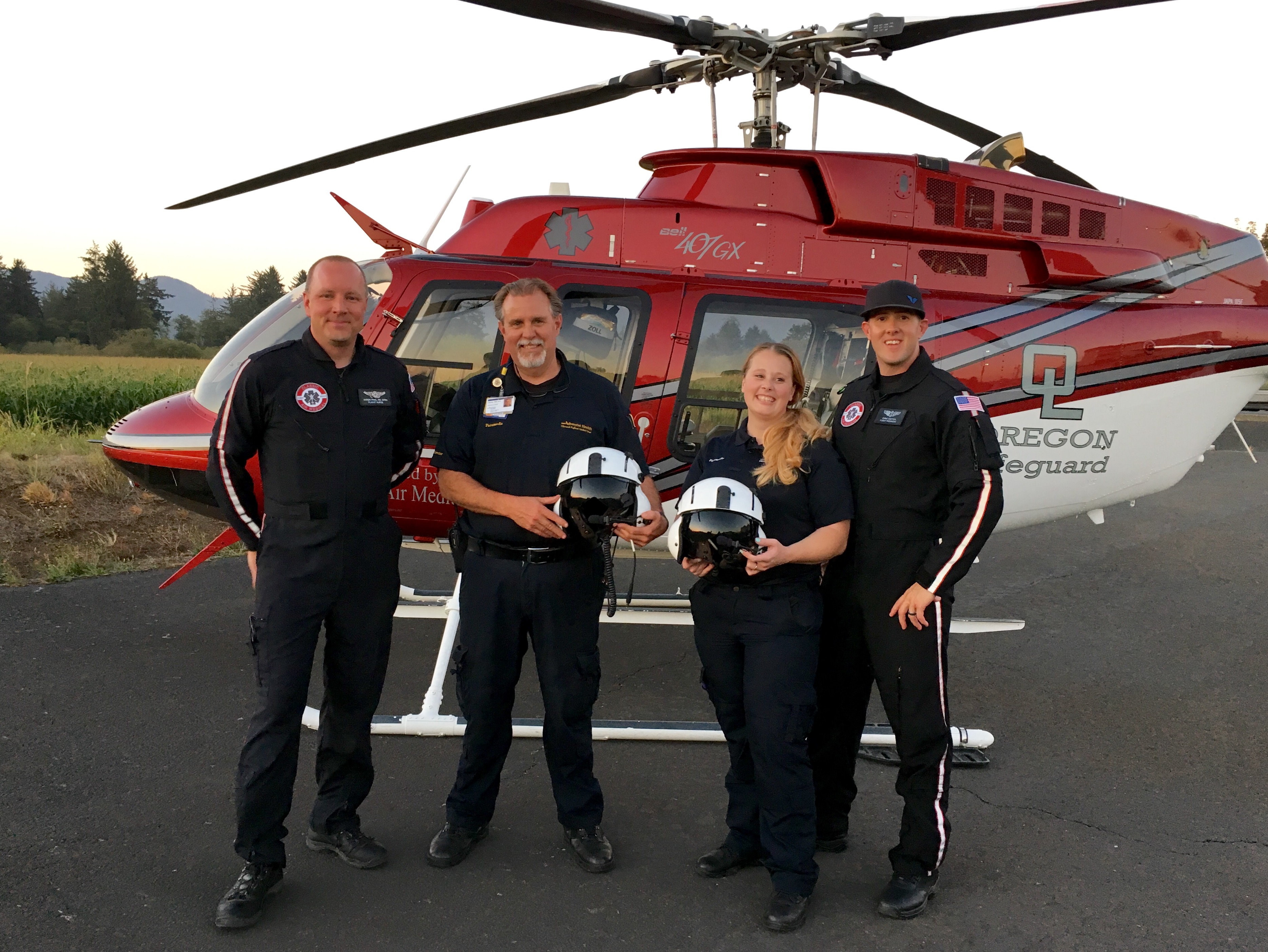 Team of EMS and Air Medical Providers